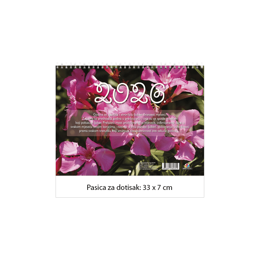 163 Kalendar M Cvijeće